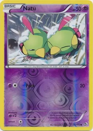 Legendary Treasures Natu #55/113 reverse holo